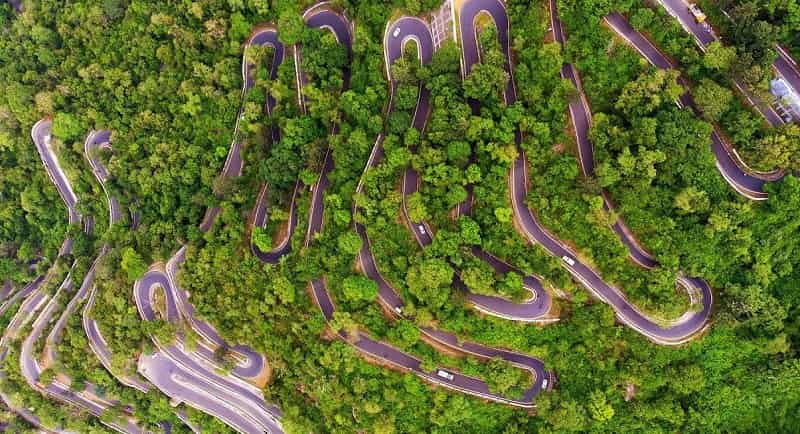 Lush green forest of Maredumilli, a serene hill station in AP