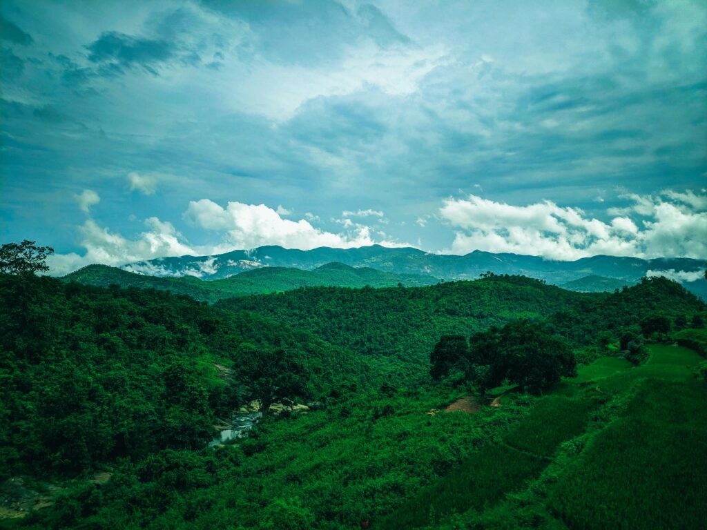 Scenic landscape of Araku Valley, one of the best budget-friendly hill stations in AP
